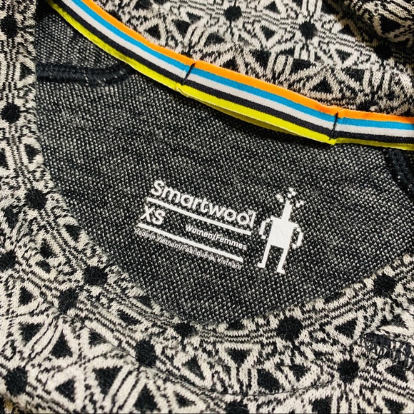 Smart Wool Long Sleeve Wool Base Layer Black XS - Picture 5 of 7